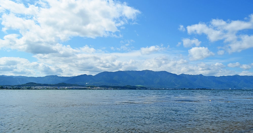 滋賀県にある琵琶湖