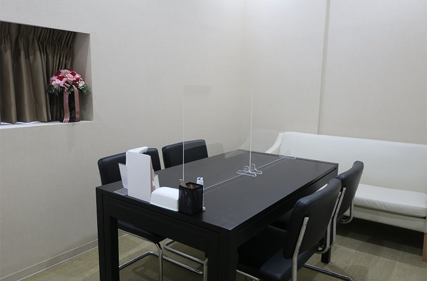 銀座長澤クリニックのカウンセリング室